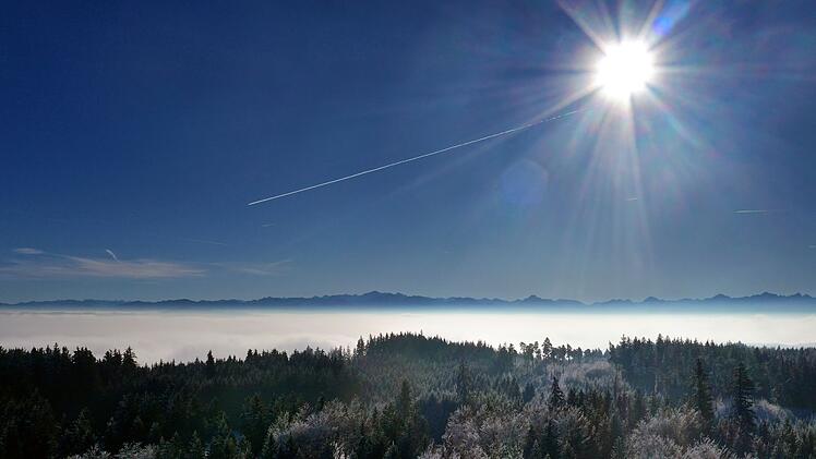 Sonne und Frost in S&uuml;dbayern