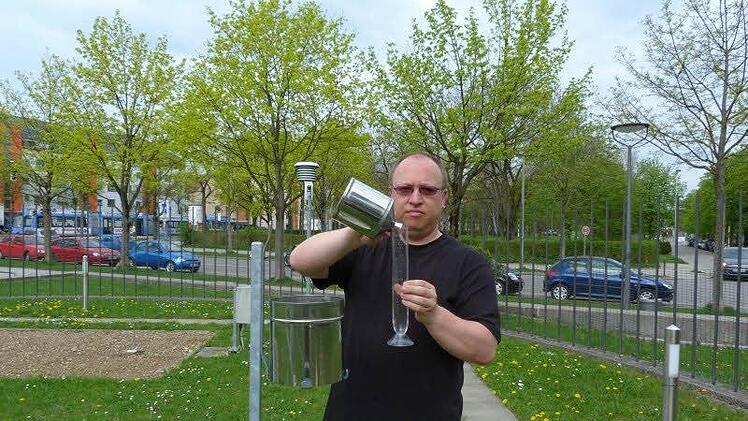 So wird Niederschlag gemessen