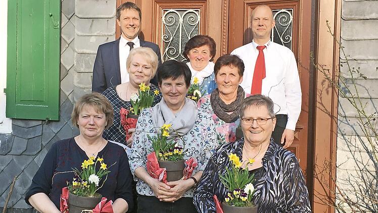 Bei der Hauptversammlung des Marienvereines Weißenbrunn wurden langjährige Mitglieder geehrt.  Foto: privat