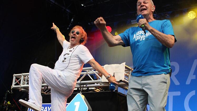 Die Entertainer Thomas Gottschalk und Fritz Egner begeisterten in Bad Staffelstein.Markus Häggberg