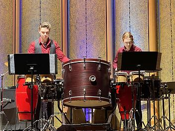 Jascha Bauer Heilmann und Nina Schroll beim Winterzauber 2021 im Rossini-Saal.