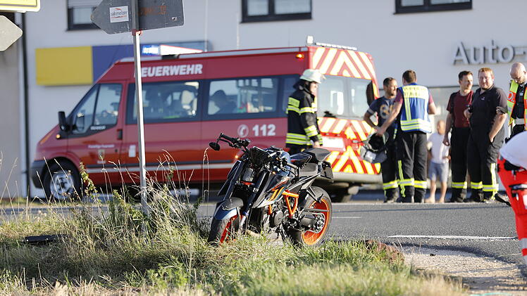 Motorradfahrer bei Unfall im Landkreis F&uuml;rth schwer verletzt