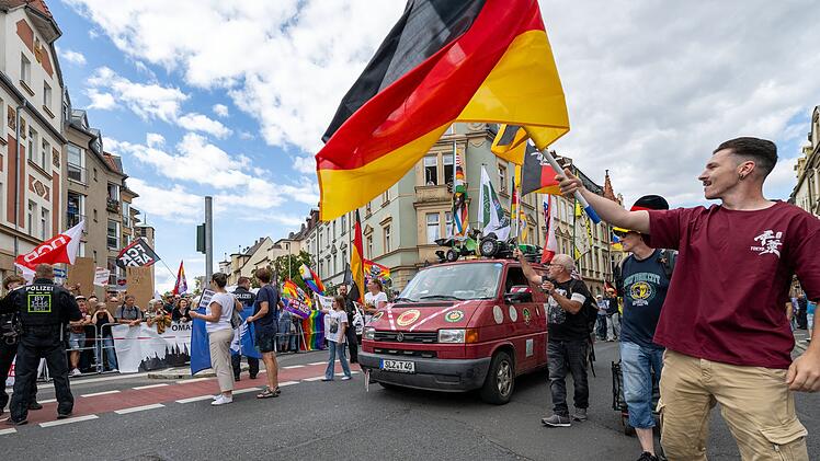 Demonstrationen "Projekt M1llion" in Bamberg