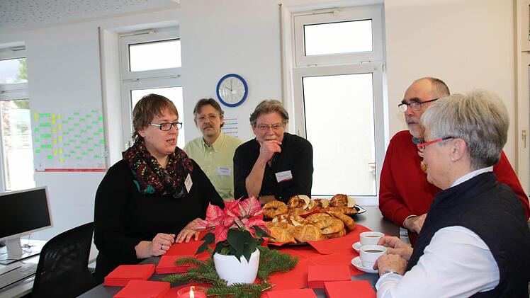Eindrücke vom Redaktionsfrühstück der Saale-Zeitung. Foto: Ralf Ruppert