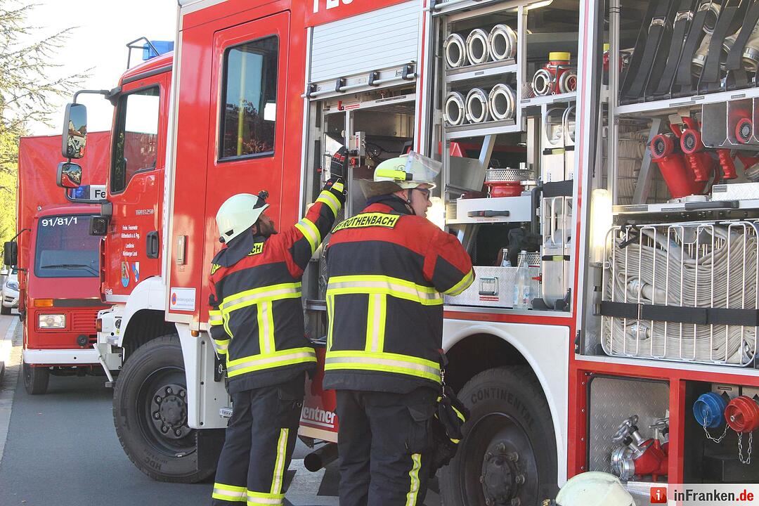 Dachstuhlbrand in Röthenbach an der Pegnitz