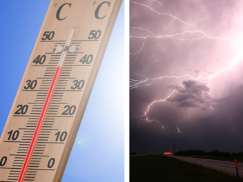Hitze und Gewitter - Nach dem Wochenende soll es rumpeln