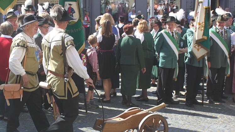 Die Artillerie der Schützen Foto: Matthias Einwag