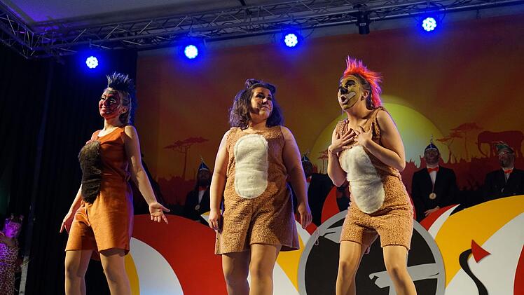 Echter Hingucker: "König der Löwen" der Showtanzgarde.Garry Gridley