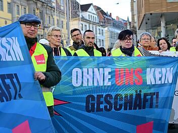 Warnstreik in Thüringen