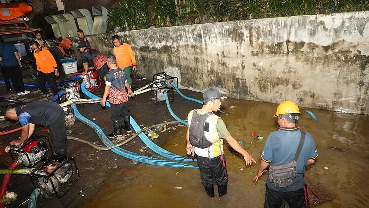 Überschwemmungen auf Bali
