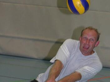 Auch der Wechsel von Spielertrainer Frank Päckert (unser Bild) auf die Liberoposition brachte der SG Ebern/Seßlach II in Memmelsdorf nicht den erhofften Erfolg. Foto: Dietz