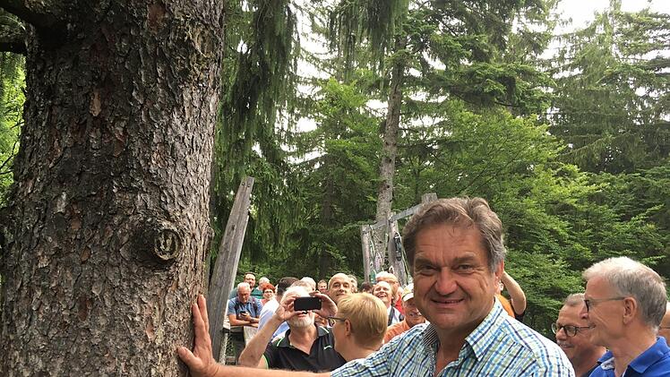 Erste Informationen am Baumwipfelpfad. Foto: Ralf Ruppert