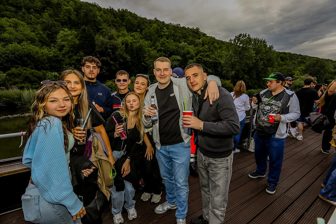 Auf drei Decks wurde richtig gefeiert!