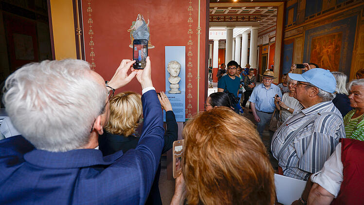 Aschaffenburg: Verschollene Marmorb&uuml;ste zur&uuml;ck im Pompejanum