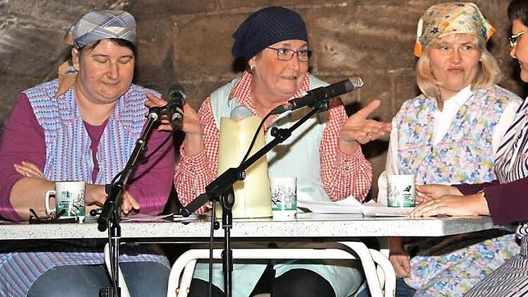 Die Schützendamen hatten sich zu einem ausgiebigen Kaffeekränzchen getroffen. Das Thema Männer und was sonst noch die Welt bewegt.