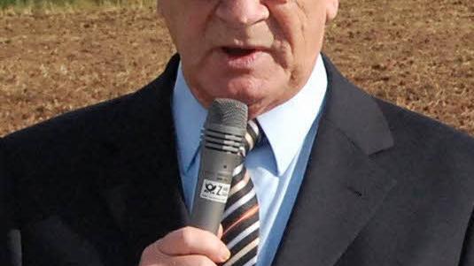 Der &Ouml;rtlich Beauftragte der Flurbereinigung, Reinhart Freiherr Stockmar von Wangenheim aus Obersiemau,  hielt die Festrede.