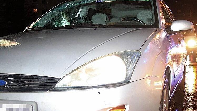 Unfall am Berliner Ring Bamberg am 29.1.2015 Foto: Ferdinand Merzbach