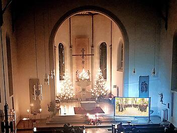 Eine besinnliche Atmosph&auml;re herrschte in der Kirche St. Nikolaus in Ebermannstadt.