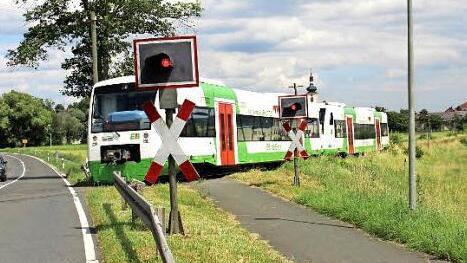 Mit dem Sonderzug kamen viele Besucher nach Schlüsselfeld.