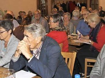 Rund 80 Vertreter der Musik- und Gesangvereine des Landkreises Erlangen-Höchstadt trafen sich im Gasthaus Süß zur Jahrestagung.  Foto: Richard Sänger