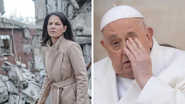 Papst-Aussage zur Ukraine: Baerbock kritisiert kirchliches Oberhaupt