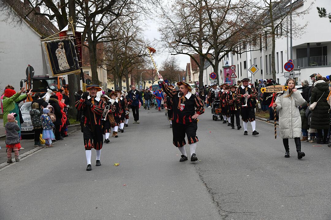 Faschingstreiben in der Gartenstadt.