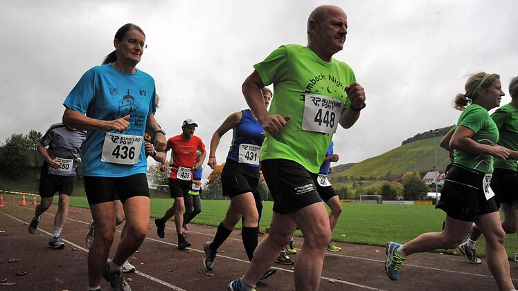 Stimmungsbild vom Ramsthaler Weinberglauf. Foto: Hopf