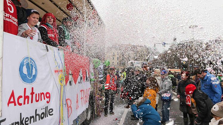 Faschingsumzug in Bamberg Foto: RiegerPress