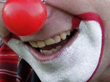 Eigentlich sollten Clowns Freude bringen. Symbolbild, Foto: Josef Hofbauer