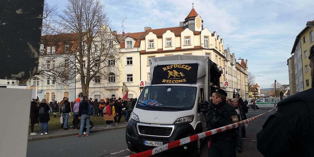 Demonstrationen in Bamberg: III. Weg und Gegendemo