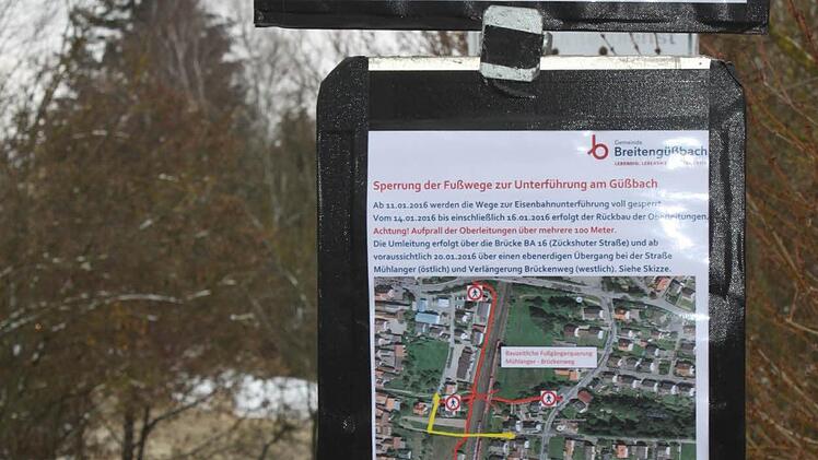18.1.2016: Doch noch nicht gesperrt