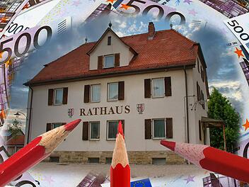 Wo muss im Haushalt der Gemeinde Rannungen der Rotstift angesetzt werden?  Noch ist nichts entschieden. Foto/Montage: Dieter Britz