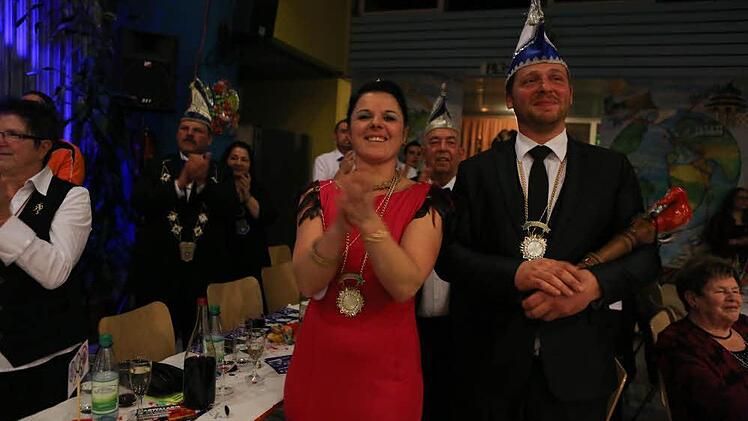 Das Seßla cher Prinzenpaar sorgte mit einem Versprecher für ungeplante Situationskomik.Foto: Barbara Herbst
