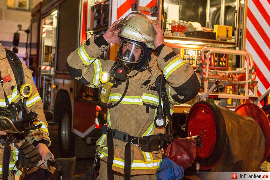 Brand in der Fürther Innenstadt
