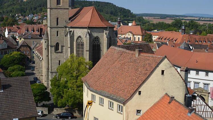 Blick auf Münnerstadt beim "Tag des offenen Denkmals". Foto: Björn Hein