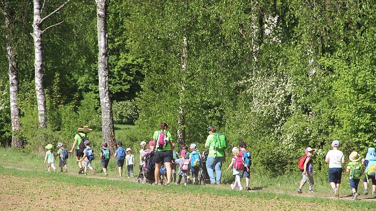 Kindergartenwallfahrt zur Talkirche.Heike Beudert