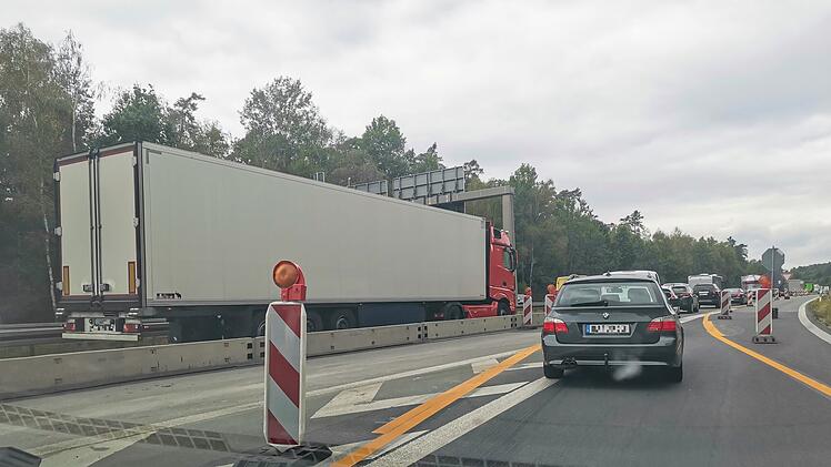 A73: Ausfahrt seit Montag teilweise gesperrt - Verkehr wird umgeleitet