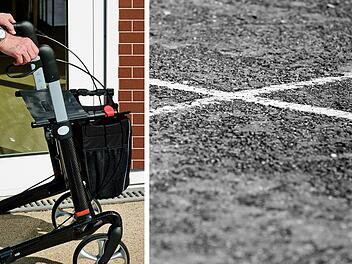 Feucht: Rentner (85) malt sich eigenen Parkplatz auf die Straße - erst nach Jahren fällt es auf