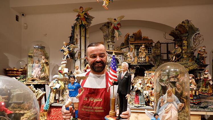 Kuriose Krippenfiguren in Italien