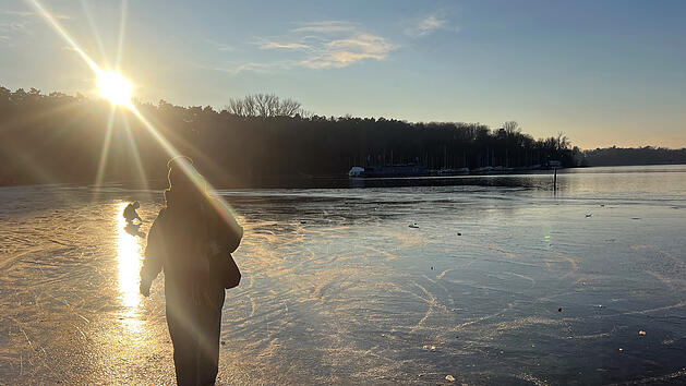 Sonnig-kaltes Winterwetter in Franken