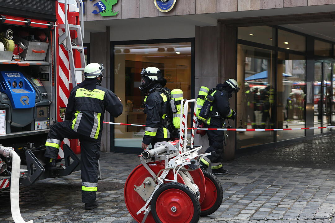 Brand in Restaurant der Nürnberger Innenstadt