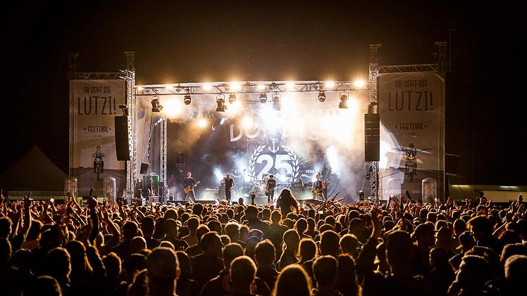 So sah es beim letzten Lutzi-Festival 2019 aus: Die "Donots" begeistern ihr Publikum.