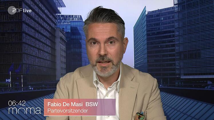 Fabio De Masi war im ZDF-"Morgenmagazin" zu Gast.