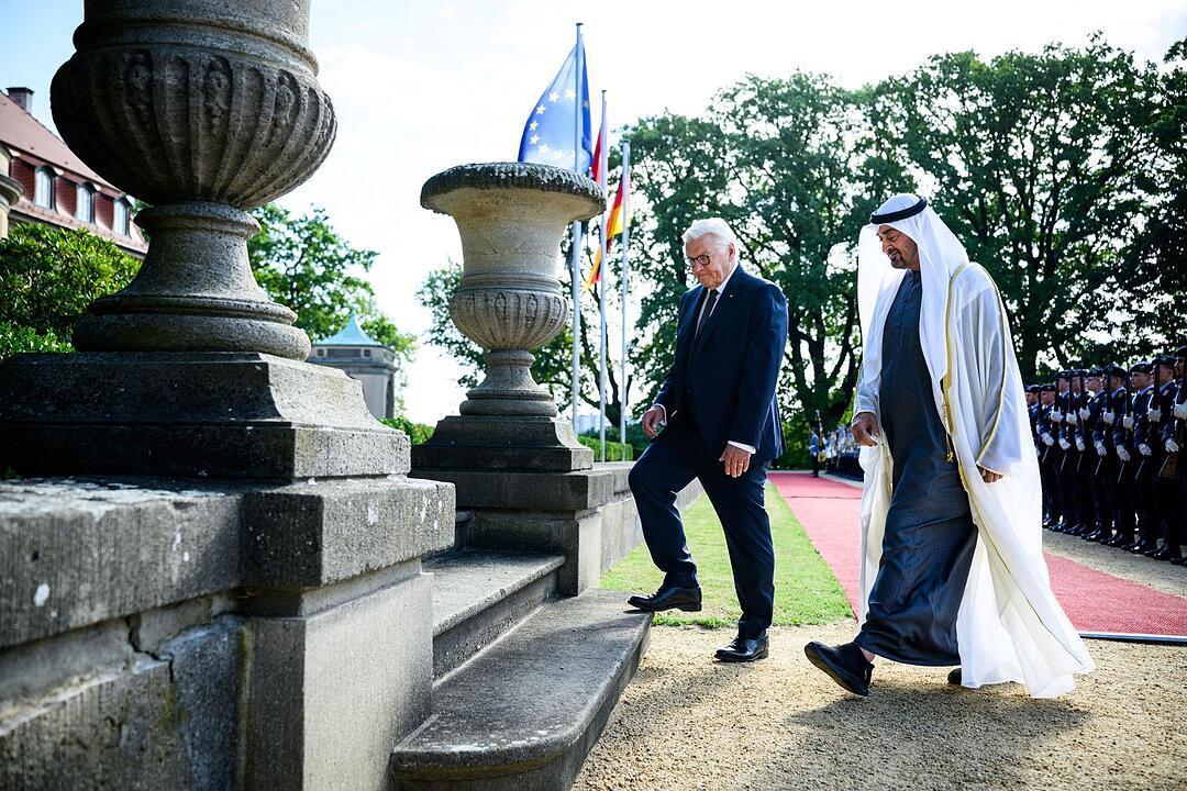 Pr&auml;sident der Vereinigten Arabischen Emirate in Berlin