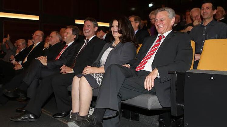 Bei der Verabschiedung von Landrat Oswald Marr. Foto: Barbara Herbst