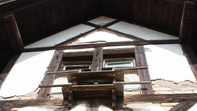 Giebel mit Fachwerk