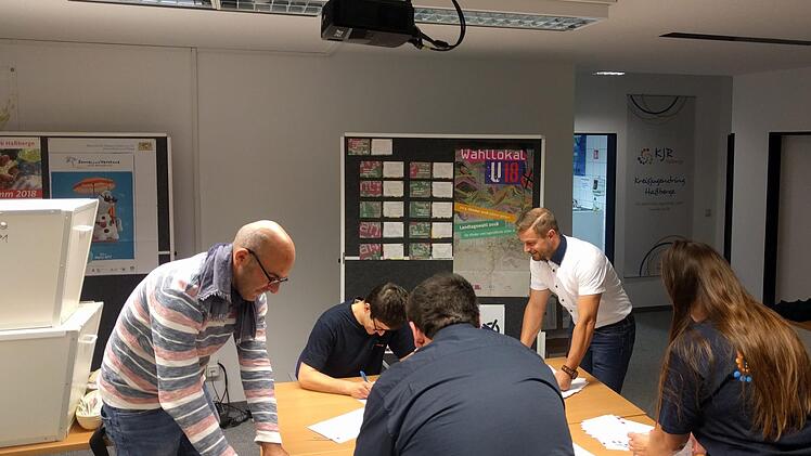 Das KJR-Team bei der Ausz&auml;hlungKJR/Benjamin Gersch&uuml;tz