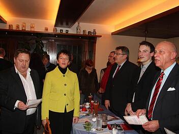 Bei der Feier zum 140-jährigen Bestehen der SPD sangen die SPDler die Arbeiter-Hymne "Brüder, zur Sonne, zur Freiheit".