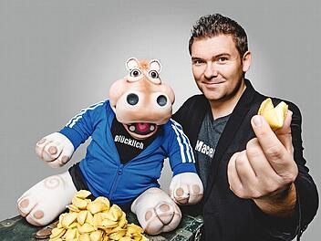 Sebastian Reich und Amanda pr&auml;sentieren in Lichtenfels ihr neues Programm "Gl&uuml;ckskeks". Foto: privat