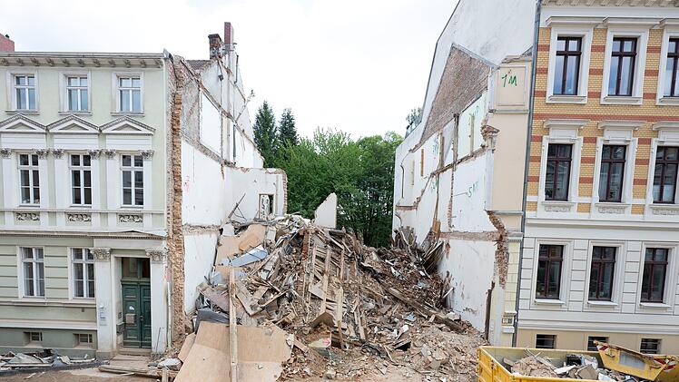 Nach dem Hauseinsturz in G&ouml;rlitz